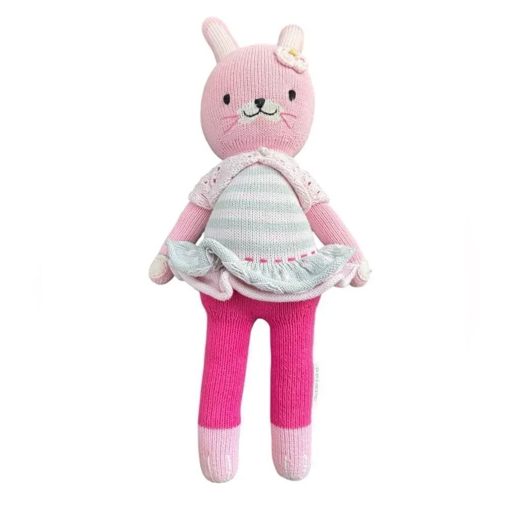 Cuddle + Kind Chloe the Bunny hand-knit doll 20”